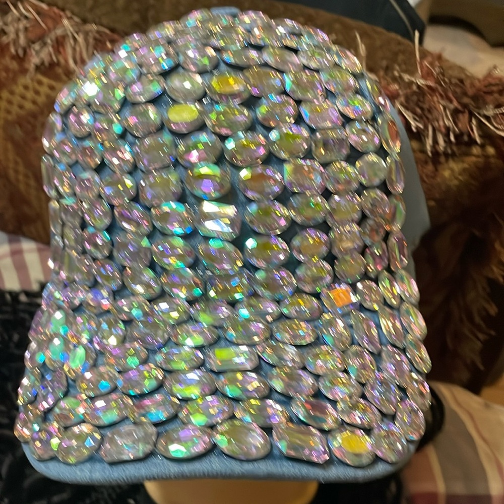 Bling hat denim